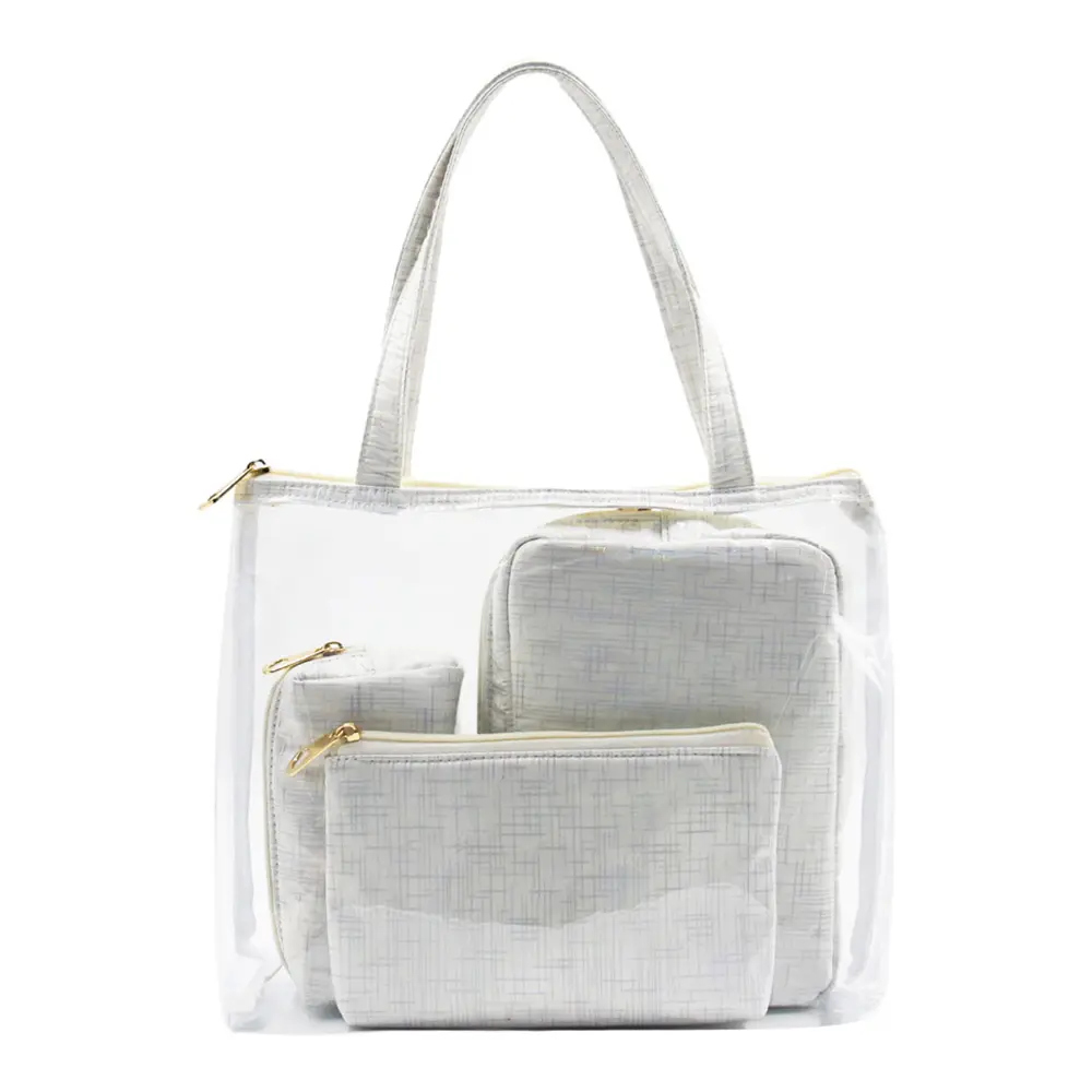 4 piece cosmetic bag set
