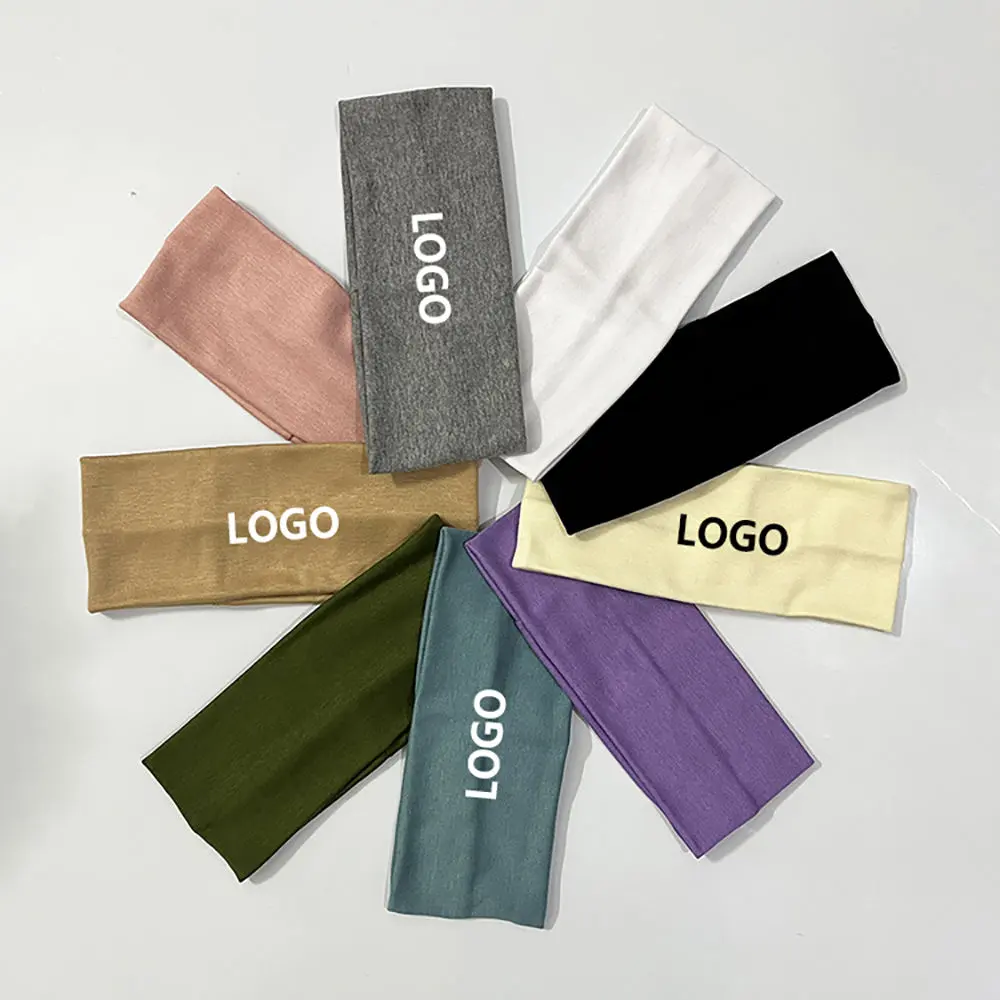 Custom Logo Elastic Headbands
