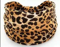 Leopard Print Wide Headband