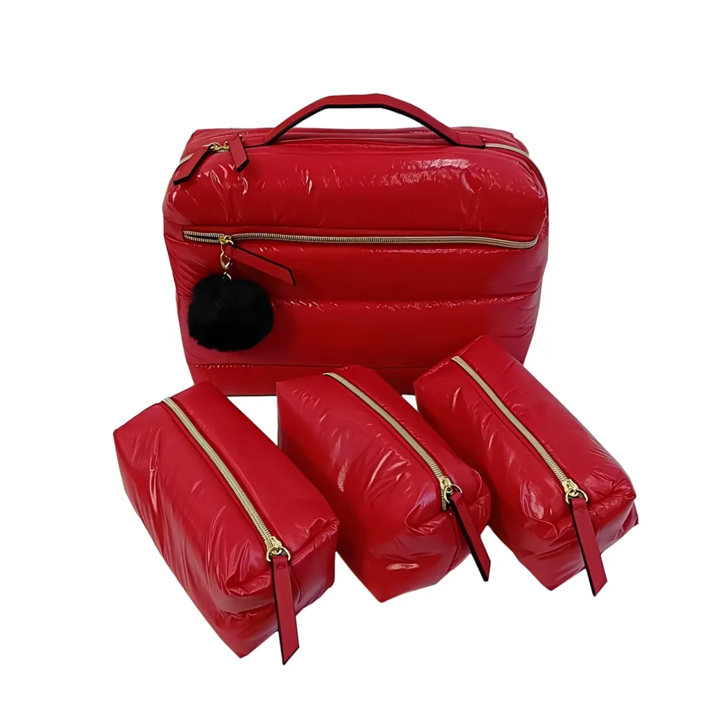 Ruby Luxe Travel Vanity Set