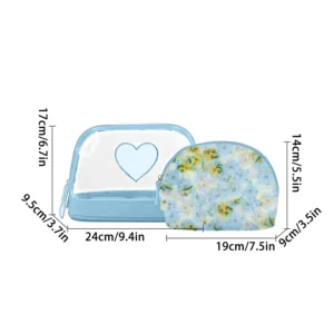 clear PVC makeup bag