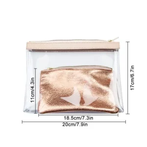 clear cosmetic pouch