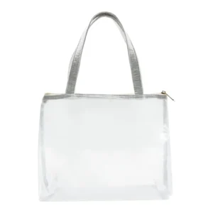 clear cosmetic tote bag