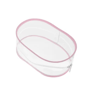 clear travel toiletry bag
