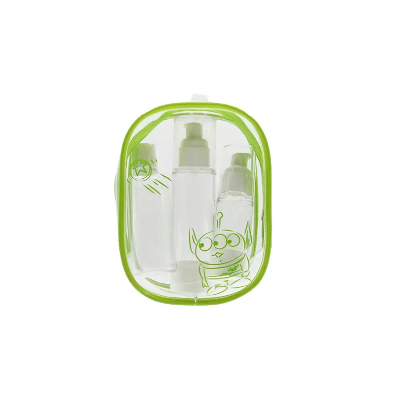 clear zipper toiletry bag