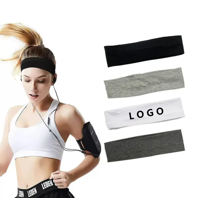 Custom Logo Wide Sports Headband / Elastic Yoga Hair Band Wholesale