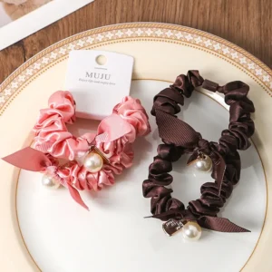 elegant hair scrunchies