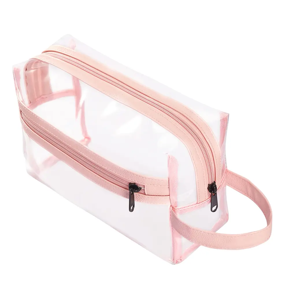 pink TPU makeup bag