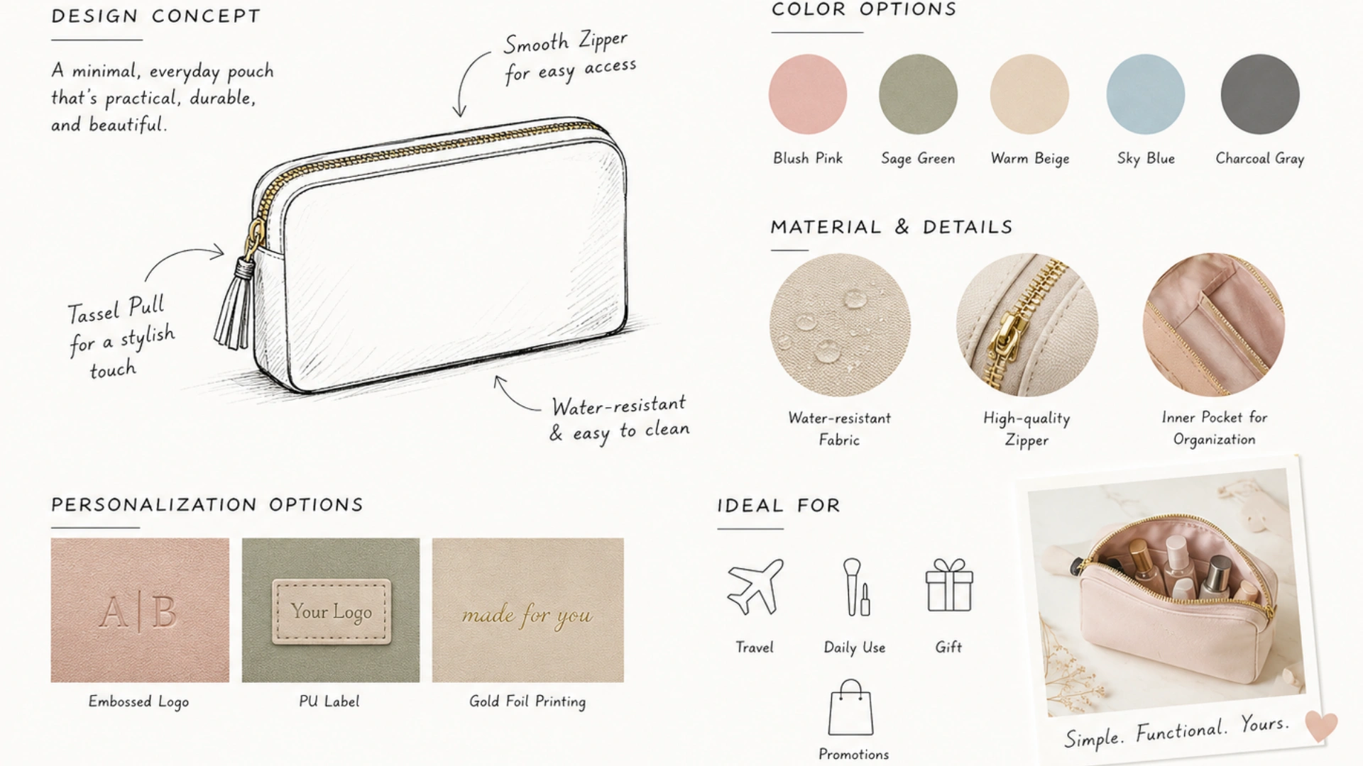 Send Your Cosmetic Bag Idea