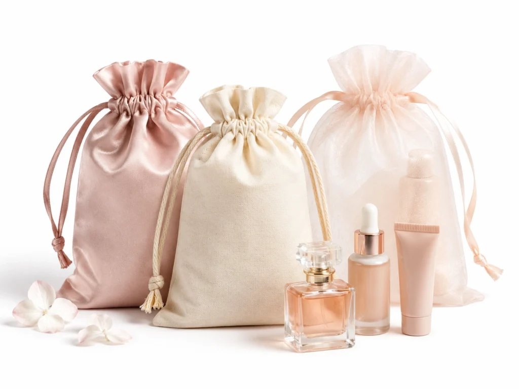 Drawstring Beauty Pouches